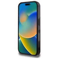 Mercedes MB dvigubo sluoksnio dviejų spalvų Magnetinis dėklas iPhone 16 Pro Max telefonui - mėlynas