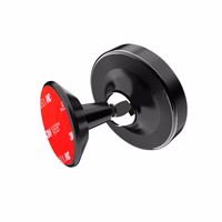 Automobilinis universalus telefono laikiklis BOROFONE BH5 Platinum tvirtinamas ant prietaisų skydelio, juodas