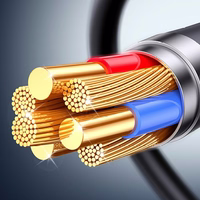 Laidas USAMS U94 60W USB-C į USB-C 1m juodas