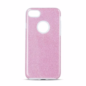 Glitter 3in1 dėklas for iPhone 17 Pro 6,3" rožinis