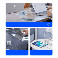 Orico CDX 100W 5A Power Delivery USB-C - USB-C 1m kabelis - baltas