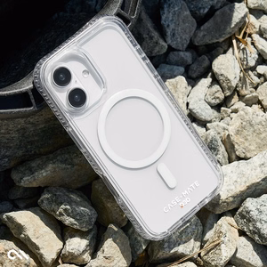 Case-Mate Tough D3O skaidrus dėklas su MagSafe, skirtas iPhone 16 Plus
