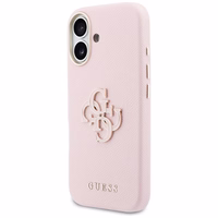 GUESS dėklas IPHONE 17 GUHCP17S5PS4RGGP (PU FW Resin Logo) rožinis