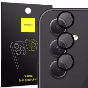 Spacecase Kameros apsauginis žiedas Galaxy A54 5G juodas
