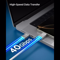 Spigen EB24012CC USB-C laidas 240W 120cm - Baltas