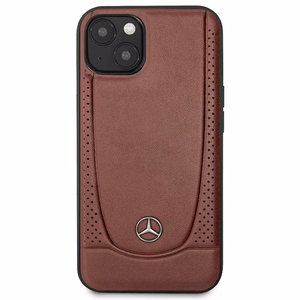 Mercedes MEHCP14MARMRE iPhone 14 Plus 6.7 "raudonas / raudonas kietasis dėklas odinis Urban Bengale