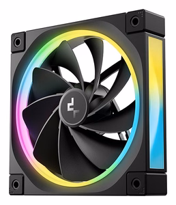 DeepCool FL12R 3-in-1 kompiuterio korpuso ventiliatorius 12 cm juodas 3 vnt.