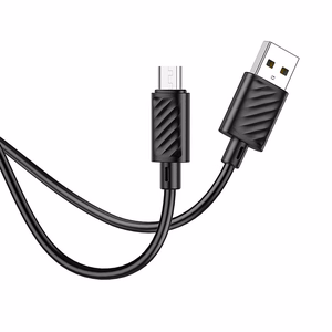 Kabelis USB A į Micro USB Hoco 2,4A 1 m X88 juodas