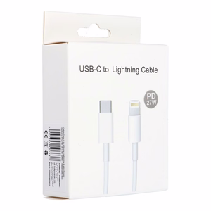 Kabelis Type C į Lightning PD 3A 27W C291 BOX 1 m baltas