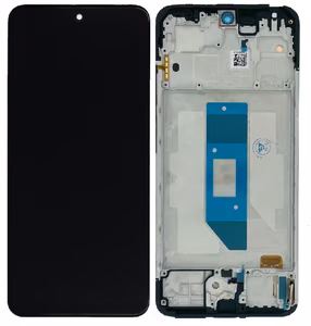 Ekranas Xiaomi Redmi Note 14 4G (Europe, JG2) su lietimui jautriu stikliuku ir rėmeliu Black OLED