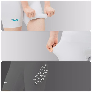 Rockbros YDDK017-1 TVI Women's Cycling Shorts with Bib and Pad Size M - White