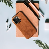 Alkano magnetinis dėklas telefonui Iphone 13 Pro rudas