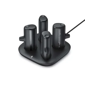 4 Veger W007CK 5000mAh išorinių baterijų rinkinys (2x Lightning + 2x USB-C) su įkrovimo stotele - juoda