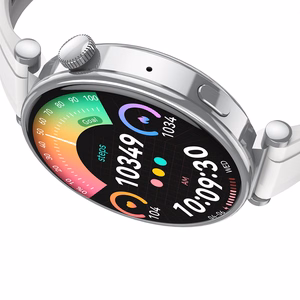 XO GT4 Mini AMOLED išmanusis laikrodis, sidabrinis