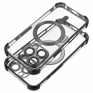 Dėklas ANTISHOCK ELECTRO IPHONE 17 Air suderinamas su MagSafe juodas