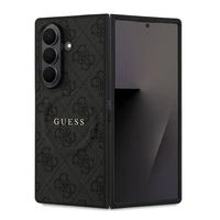 Dėklas telefonui GUESS SAMSUNG Z Fold7 GUHMZFD7P4MSEGCK (Magnētinis 4G PU su klasiku) juodas