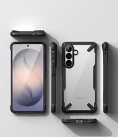 Ringke Fusion X Dėklas for Samsung Galaxy S26+ - skaidrus juodas