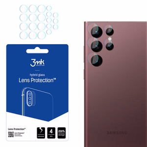 3mk objektyvo apsauga™ hibridinis kameros stiklas Samsung Galaxy S22 Ultra 5G