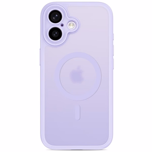 Tech-Protect MagPeak MagSafe CC  iPhone 17 dėklas, matinis violetinis