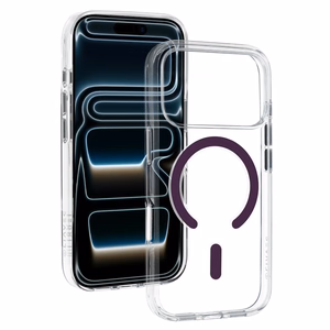 Liavec Pure dėklas, skirtas Iphone 17 Pro Max/18 Pro Max, violetinis (kameros valdymo mygtukas)