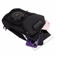 Bluetooth nešiojamas garsiakalbis-kuprinė Hoco (HC42) 8w juoda