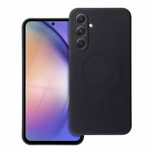 SILICONE MAG COVER dėklas telefonui suderinamas su Magnetiniu SAMSUNG A54 juoda