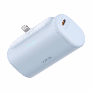 Išorinė baterija OS-Baseus Compact IP 5000mAh 20W (mėlyna)