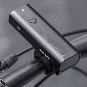 Rockbros 24710012001 priekinis dviračio žibintas 800 lm + USB-C - USB-A laidas - juodas
