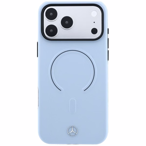 Mercedes 3D MagSafe odinis dėklas, skirtas iPhone 18 Pro Max / 17 Pro Max, mėlynas