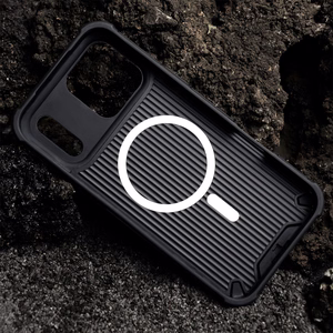 Defender 2in1 Mag dėklas for iPhone 16 Pro 6,3" juodas
