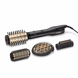 BaByliss Big Hair Luxe AS970E – фен-щётка, 3 температурных режима, 650 Вт, чёрно-золотистая