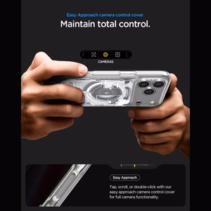 Spigen Ultra Hybrid MagSafe Zero One dėklas iPhone 18 Pro / 17 Pro, baltas