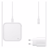 Bevielis įkroviklis Samsung EP-P2400TWEGEU baltas 15W (su įkrovikliu ir laidu komplekte) / 100% Genuine /