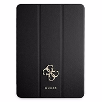 Guess Saffiano Collection dėklas iPad 12.9" 2021 knygos viršelis - juodas