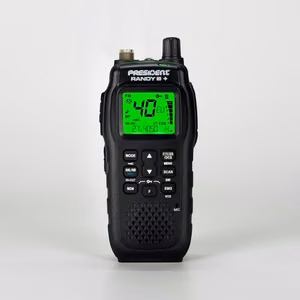 President Randy III Plus ASC AM/FM CB Portable Radio Black