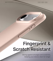 Dėklas Mercury Pure Magsafe Silicon Case Apple iPhone Air rožinio smėlio