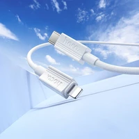 Kabelis USB-C į Lightning Hoco PD 27W 1 m X107 baltas