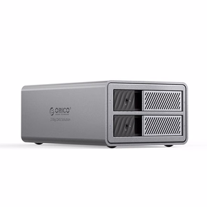 "Orico" 9828RU3 2 didelių DAS sprendimų "ProRAID" diskų masyvas 2 2,5"/3,5" SATA HDD/SSD diskams su RAID valdikliu - pilkas