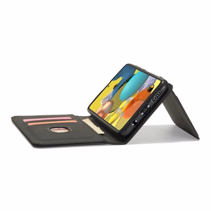 Magnet Card Case чехол для Samsung Galaxy A12 5G кошелёк-чехол с держателем для карт чёрный