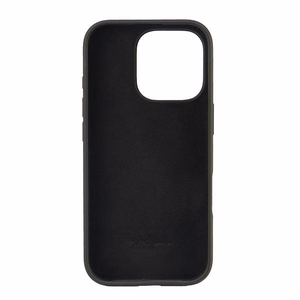 Audi Silikoninis dėklas telefonui iPhone 16 Pro 6.3" juodas/juodas kietas dėklas AU-LSRIP16P-Q3/D1-BK