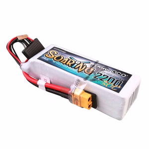 „Gens Ace“ „G-Tech Soaring“ 2200 mAh, 14,8 V, 30C, 4S1P LiPo akumuliatorių rinkinys su XT60 jungtimi