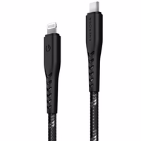 ENERGEA Laidas Nyloflex USB-C - LightningC94 MFI 3m juodas/black
