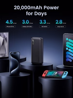 Išorinė baterija Power Bank Ugreen PB313 20W 20000mAh (25683) juoda