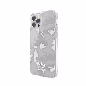 Adidas OR SnapCase Camo iPhone 12/12 Pro skaidrus/baltas 43705