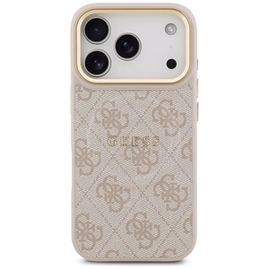 Guess 4G PU Classic Logo MagSafe Case for iPhone 17 Pro - Pink