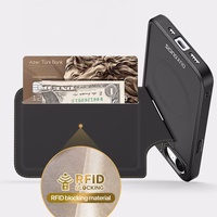 DUX DUCIS dėklas telefonui RAFI II MAG su stovu suderinamas su MagSafe IPHONE 16e juodas