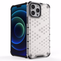 Honeycomb Case šarvu dangtelis su TPU buferiu iPhone 13 Pro Max mėlynas