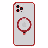 Tel Protect Magiškas MagSafe su stovu dėklas telefonui Iphone 11 Pro – raudonas