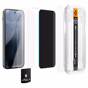 Spigen Glas.tR EZ Fit Pro HD 2 vnt. privatumo grūdintų stiklų rinkinys, skirtas Google Pixel 10 / 11