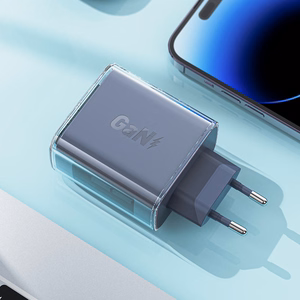Acefast GaN 65W įkroviklis su 3 jungtimis (1xUSB, 2xUSB C) - žalias (A45)
